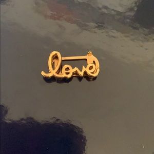 KEEP Rose Gold “love” Script Charm